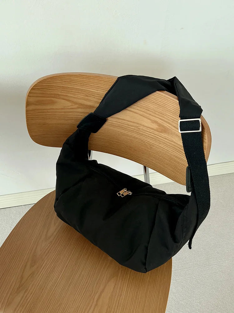 
                  
                    Women's Crossbody Hobo Bags Fluffy Canvas Shoulder Bag Large Capacity Casual Sport Handbags Female Travel School Messenger Bag - MOUNT
                  
                