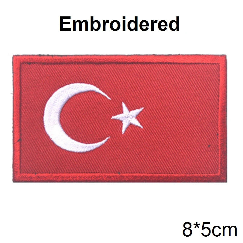 
                  
                    MOUNT PVC/Embroider Flag Patches UK Spain France Germany US Russia Tactical Hook Badge Rubber...
                  
                