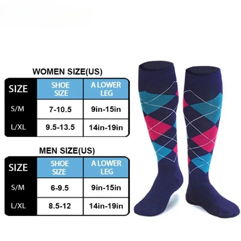 
                  
                    Compression Socks Running Outdoor Exercise Travel 20-30mmhg Sports Socks Medical Varicose Veins Swelling Pregnancy Knee Socks
                  
                