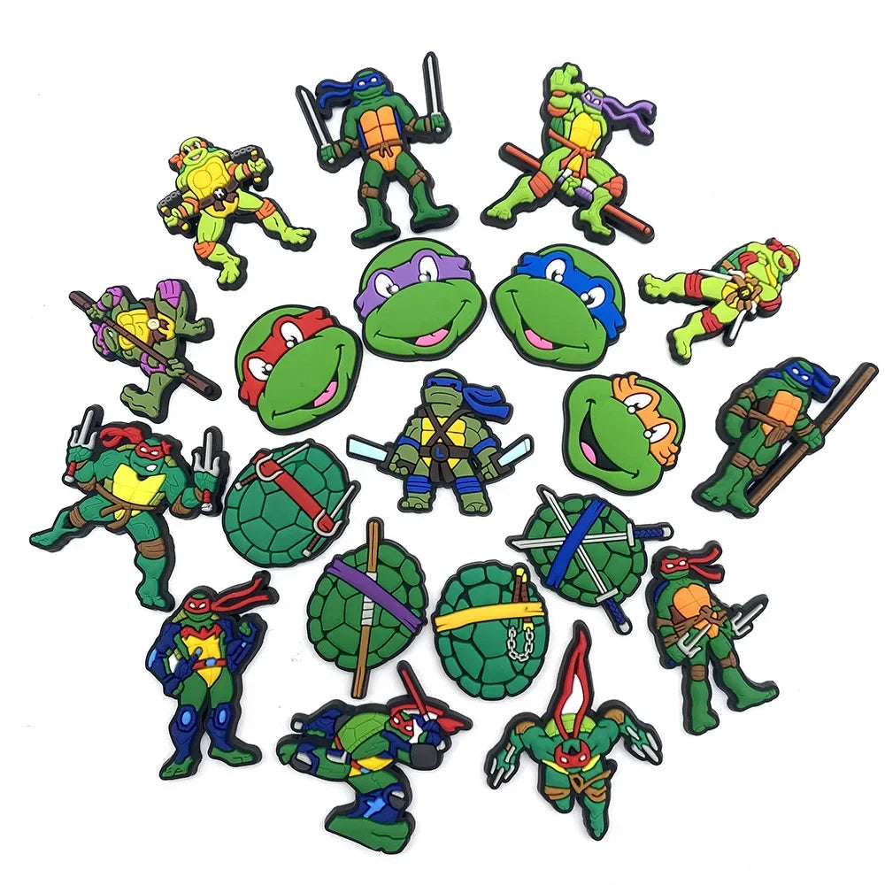 
                  
                    New Ninja Turtle Collection Shoe Charms for Crocs  PVC Shoe Accessories Sandal Decoration DIY for Men Women Kids Party Gifts
                  
                