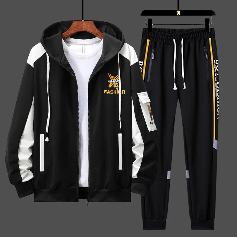 New sport suits mens hoodie pants 2 piece matching sets outfit clothes for men clothing tracksuit sweatshirts - MOUNT