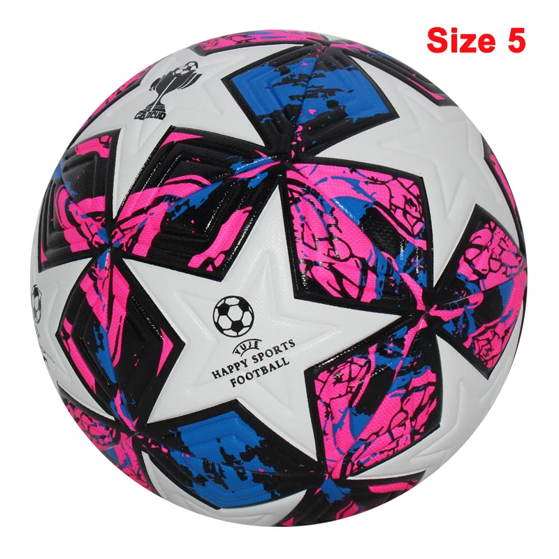 
                  
                    High Quality Soccer Balls Official Size 4/5 PU Material Seamless Goal Team Outdoor Match Game Football Training Ballon De Foot
                  
                