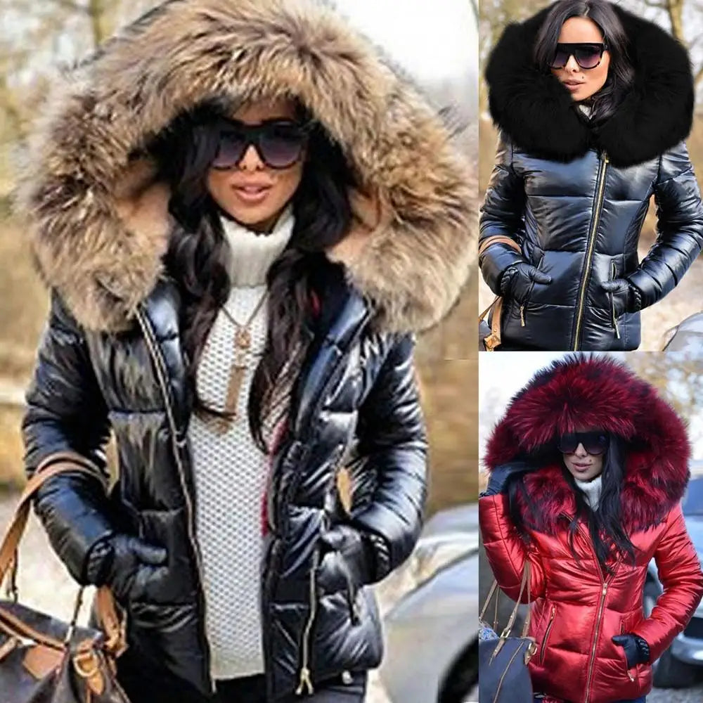 
                  
                    Warm Coat Women Jacket Winter Zipper Jacket Parka Plus Size Coats 2020 Down Clothes Faux Fur Hood Pocket Parkas Jackets Woman
                  
                