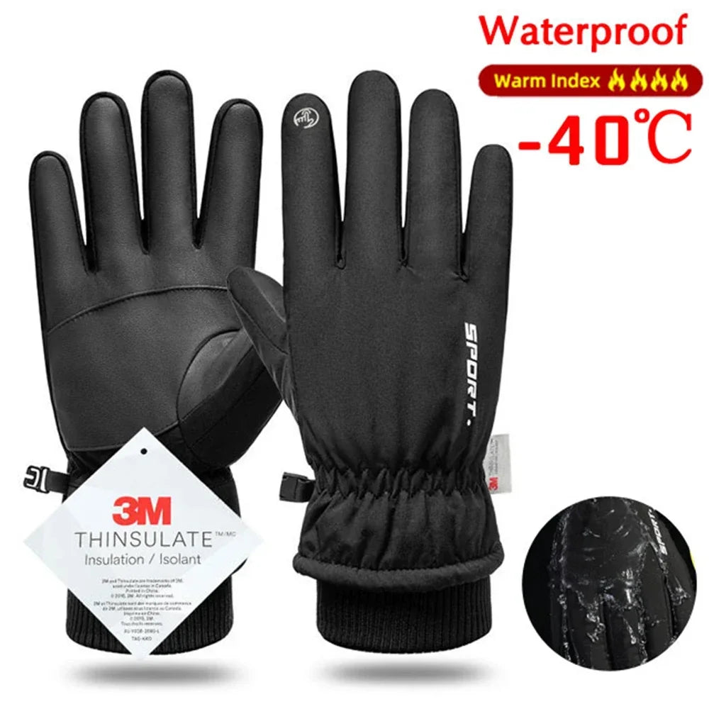 
                  
                    Winter Men Women Gloves TouchScreen Waterproof Windproof Gloves Outdoor Sports Warm Cycling Snow Ski Gloves Full Finger Non-slip
                  
                