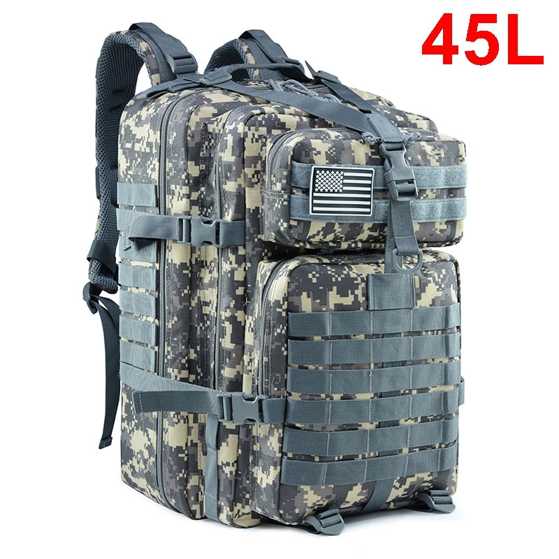 
                  
                    QT&QY 30/45L Man Tactical Backpacks HkingTraveling Bags Survival Outdoor 3P Assault Pack EDC Molle Pack For Trekking Hunting Bag
                  
                