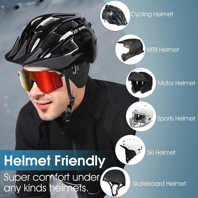 
                  
                    WEST BIKING Winter Skull Caps Windproof Thermal Cycling Helmet Liner Outdoor Sport Hat MTB Bicycle Raiding Motorcycle Headwear - MOUNT
                  
                