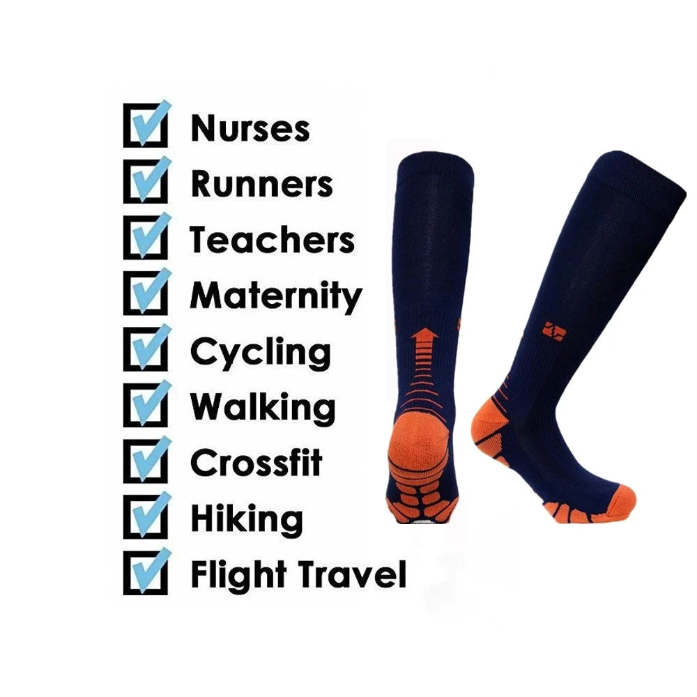 
                  
                    Varicose Veins Compression Socks for Men and Women Ideal for Outdoor Marathon Bicycle Fitness Camping Sports
                  
                