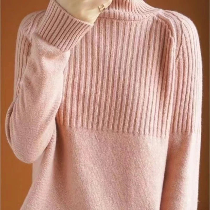 
                  
                    Women's Sweater Turtleneck Trending Sweater 2022 New Fashion Top Autumn and Winter Korean Pullover Women's Pullover Knitwear
                  
                