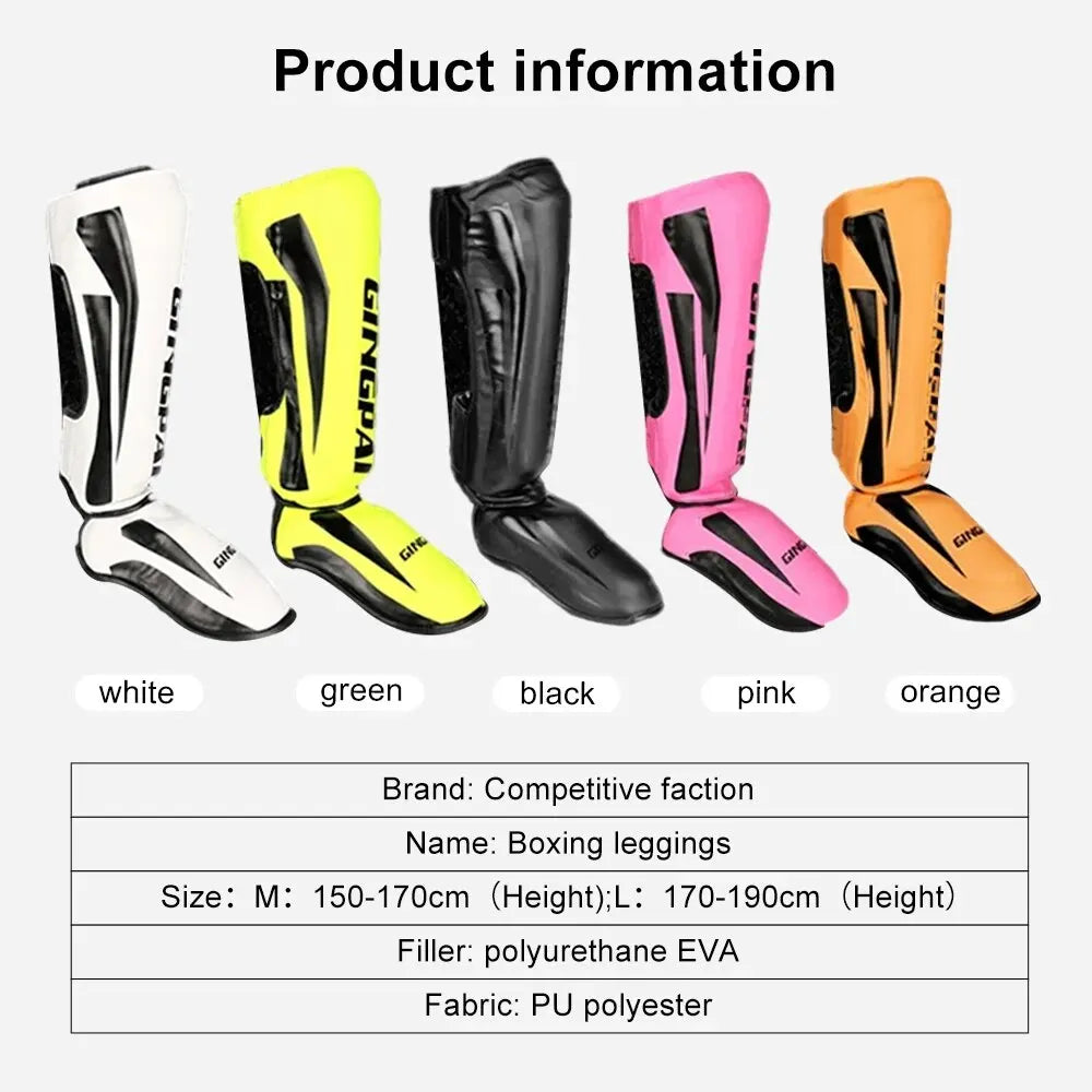 
                  
                    Professional Kickboxing Leg Guard Muay Ankle Protector Sparring MMA Shin Boxing Thickened Fighting Gear AnkleProtective - MOUNT
                  
                