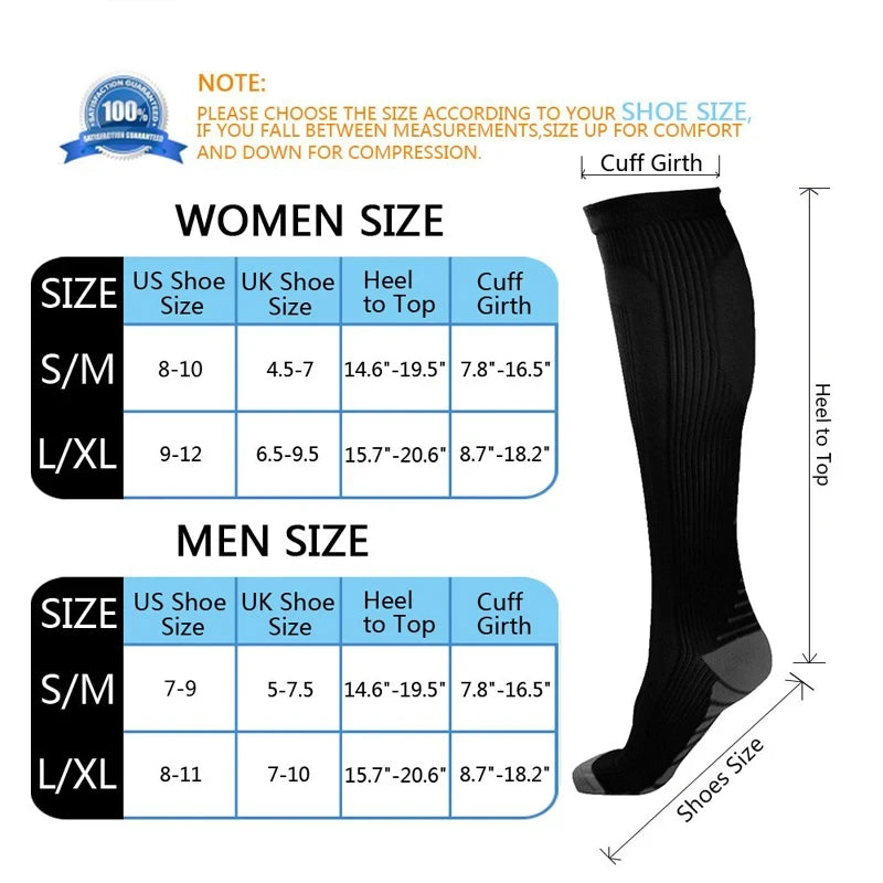 
                  
                    Varicose Veins Compression Socks for Men and Women Ideal for Outdoor Marathon Bicycle Fitness Camping Sports
                  
                