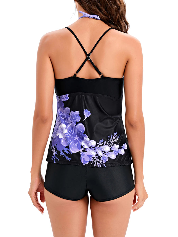 
                  
                    Printed Tankini 2023 Two Piece Swimsuit Women Sexy Strape Swimwear Female Sports Bathing Swimming Suit Summer Shorts Beachwear
                  
                