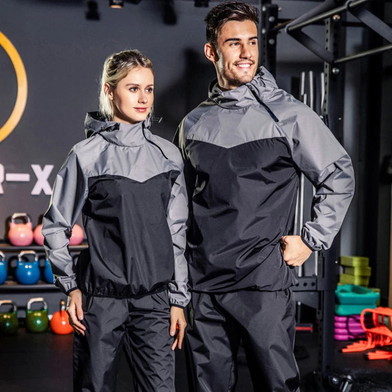 
                  
                    UETEEY Sauna Suit Gym Set Men Full Body Sweating Sportswear Women Boxing Running Training Fitness Weight Loss Unisex Tracksuit
                  
                