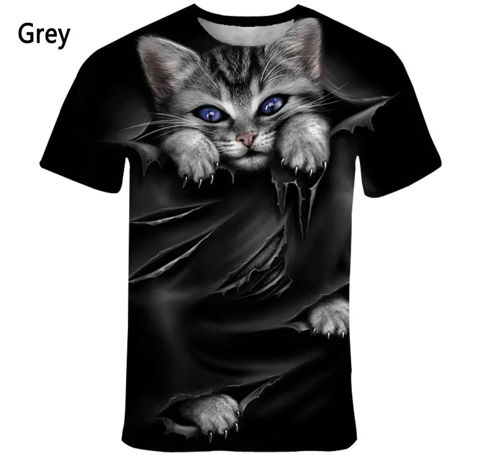 
                  
                    MOUNT New Fashion Animal Face 3d Printed T-shirt Men's and Women's Summer Casual Short Sleeve...
                  
                