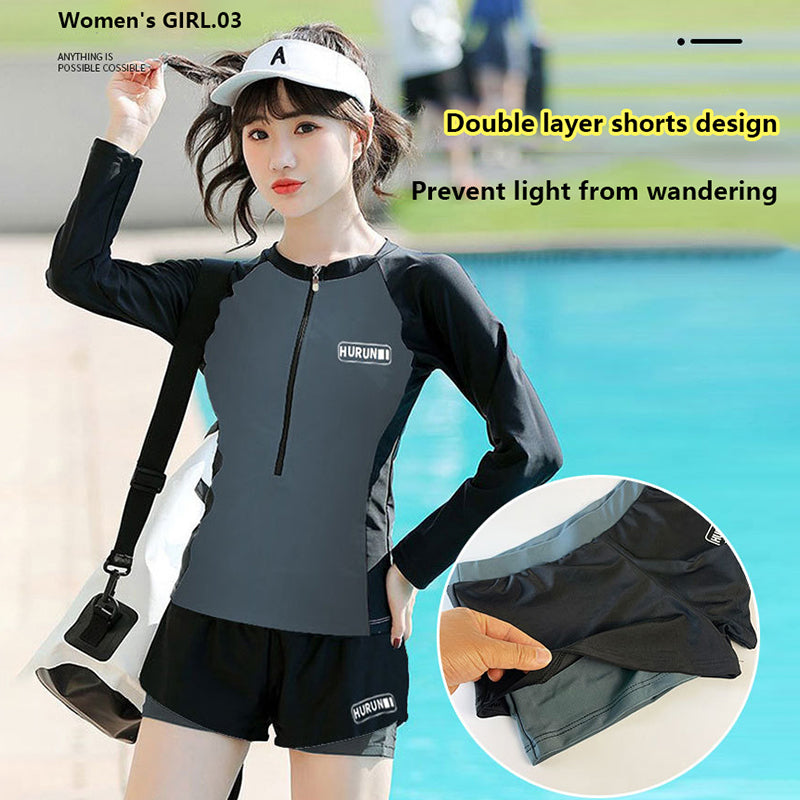 
                  
                    Men Woman Swimsuit Diving Suit Long Sleeve Quick Drying Wetsuit Summer Sun Protection Spearfishing Swim Surfing Training Suits
                  
                