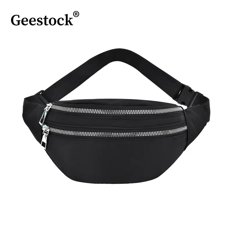 
                  
                    Geestock riñonera Women'S Waist Bag Nylon Fanny Packs Casual Women'S Chest Bags Man Belt Pouch Travel Hip Bag Sport Bum Bag - MOUNT
                  
                