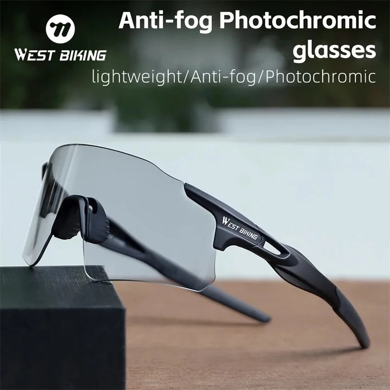 
                  
                    Men Women UV400 Photochromic Bike Sunglasses Anti-fog Cycling Glasses for Outdoor Sports Fishing Hiking
                  
                