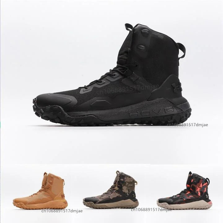 UNDER ARMOUR UA Project Rock Johnson HOVR Dawn Winter Outdoor Mens Training Shoes Bull's Head Waterproof Tactical Boots Sneakers