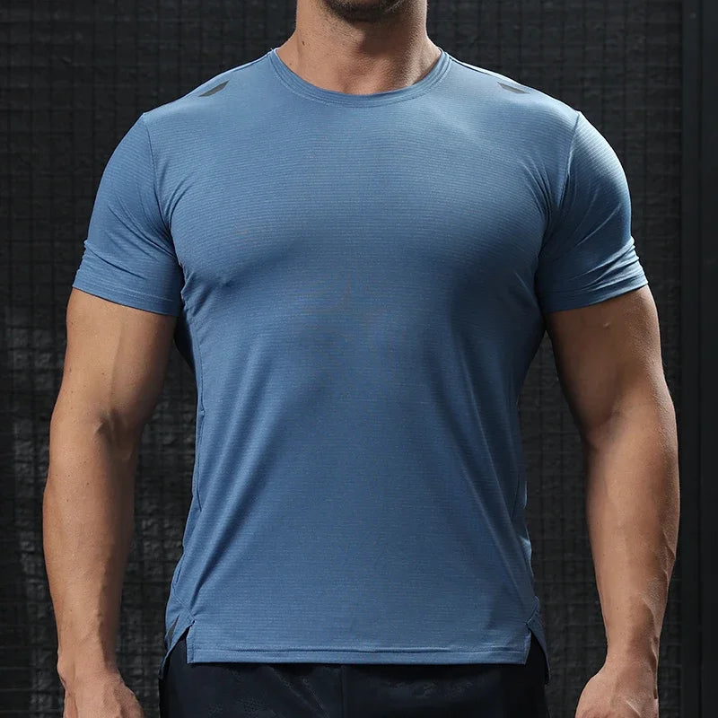 
                  
                    MOUNT Men's Gym Workout Muscle Fit Shirt Thin Loose-fitting Casual T-shirt Stretchy Quick-drying...
                  
                