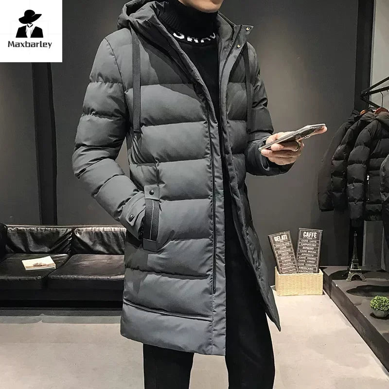 
                  
                    Men Long Down Jackets Winter Coats Chaquetas Hooded Casual Winter Parkas High Quality Male Green Warm Parkas Coats Size 8XL
                  
                