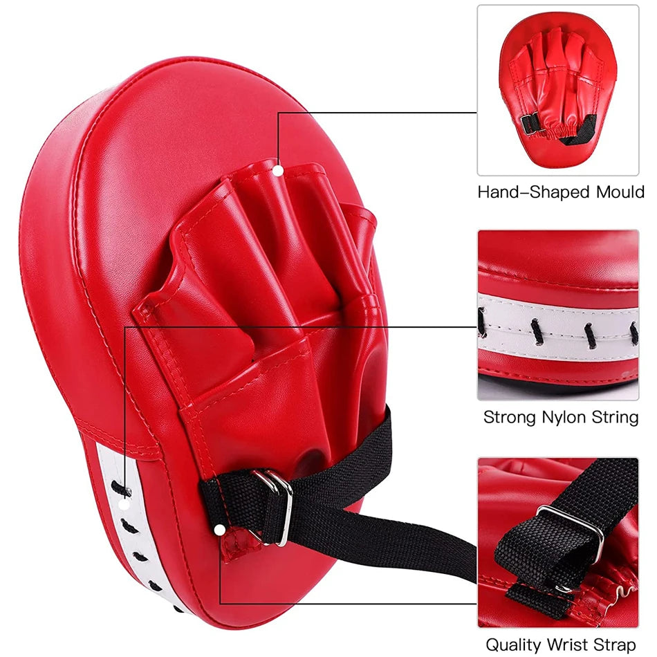 
                  
                    WOSWEIR 1/2 PCS Kick Boxing Gloves Pad Punch Target Bag Men MMA PU Karate Muay Thai Free Fight Sanda Training Kids Equipment
                  
                