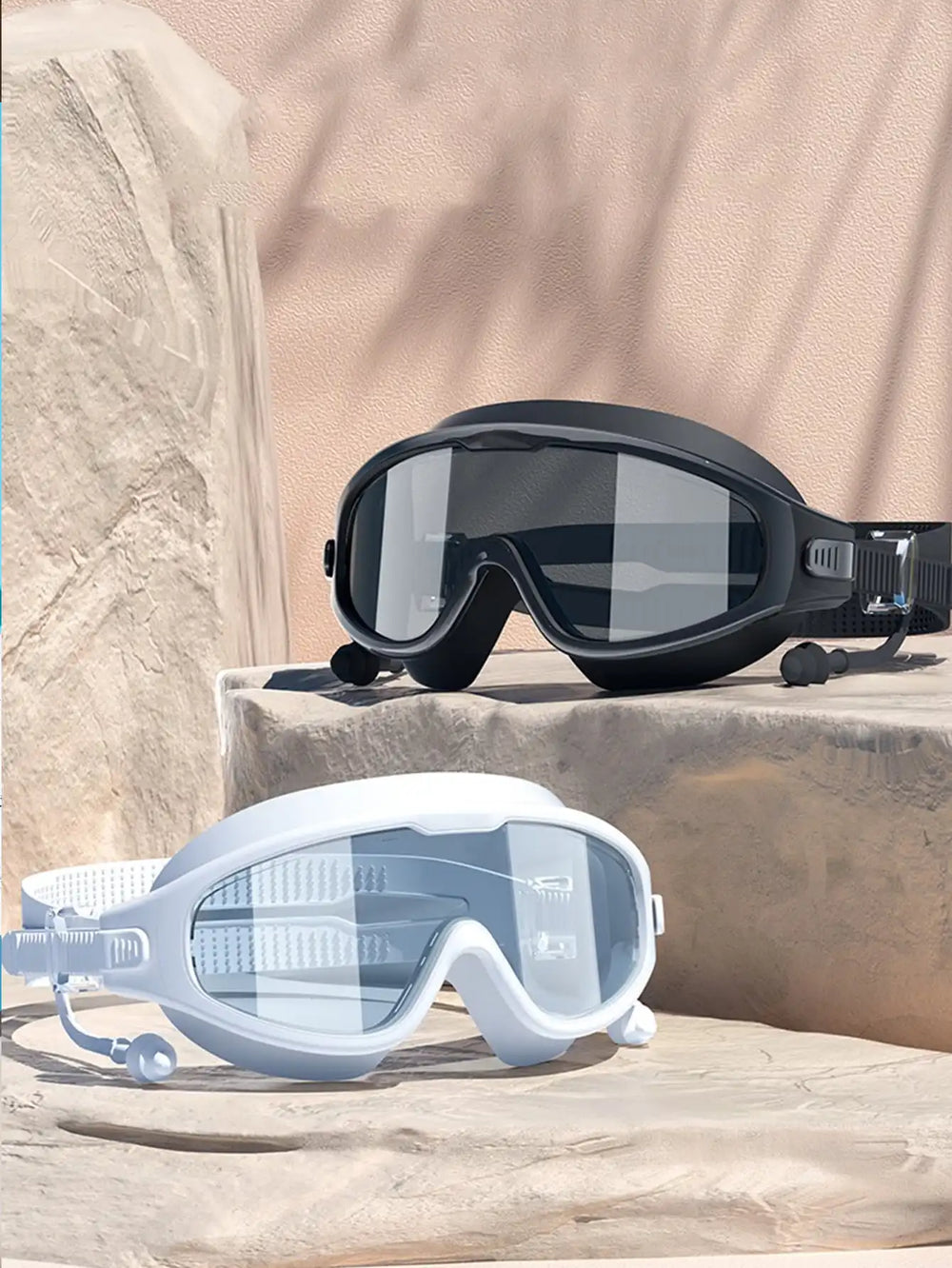 Professional Swimming Goggles HD Waterproof Anti Fog Silicon Swimming Cap Water Racing Sports Equipment for Men Women