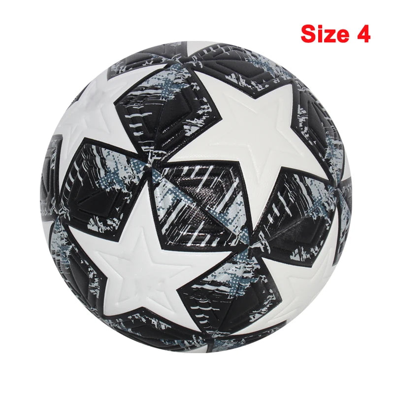 
                  
                    High Quality Soccer Balls Official Size 4/5 PU Material Seamless Goal Team Outdoor Match Game Football Training Ballon De Foot
                  
                