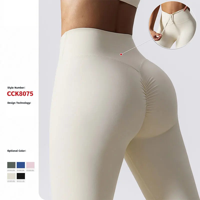 
                  
                    MOUNT New Drawstring Nude High Waist Yoga Pants Quick Dry Hip Lift Gym Pants Tight Running...
                  
                