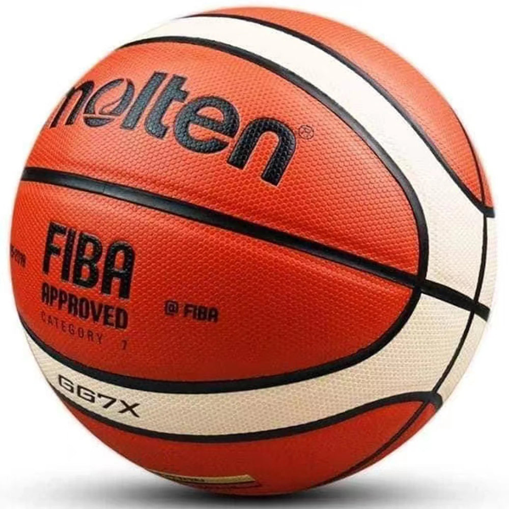 
                  
                    Basketball FIBA Approved Size 7  PU Leather Match Training
                  
                