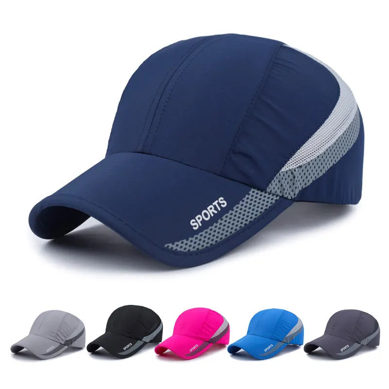 
                  
                    Men Women Outdoor Sport Baseball Mesh Hat Running Visor Quick-drying Cap Sun Protection Scrub Cap Hats For Women Sport Tools - MOUNT
                  
                