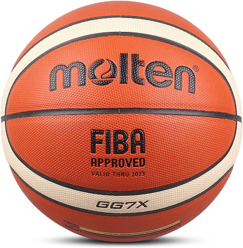 
                  
                    Basketball FIBA Approved Size 7  PU Leather Match Training
                  
                