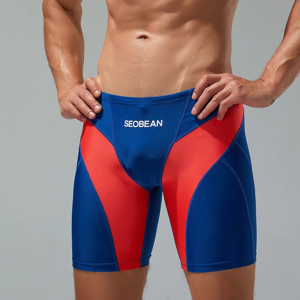 
                  
                    Men Tight Swim Shorts Professional Quick Dry Swimming Trunks For Men Plus Size Swim Short Pants Male Swimsuit Surfing Jammer
                  
                