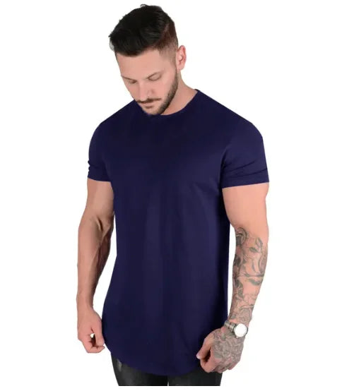 
                  
                    MOUNT Muscle Fitness T-shirt Summer Men's Athleisure Workout short sleeve T-shirt High Quality...
                  
                