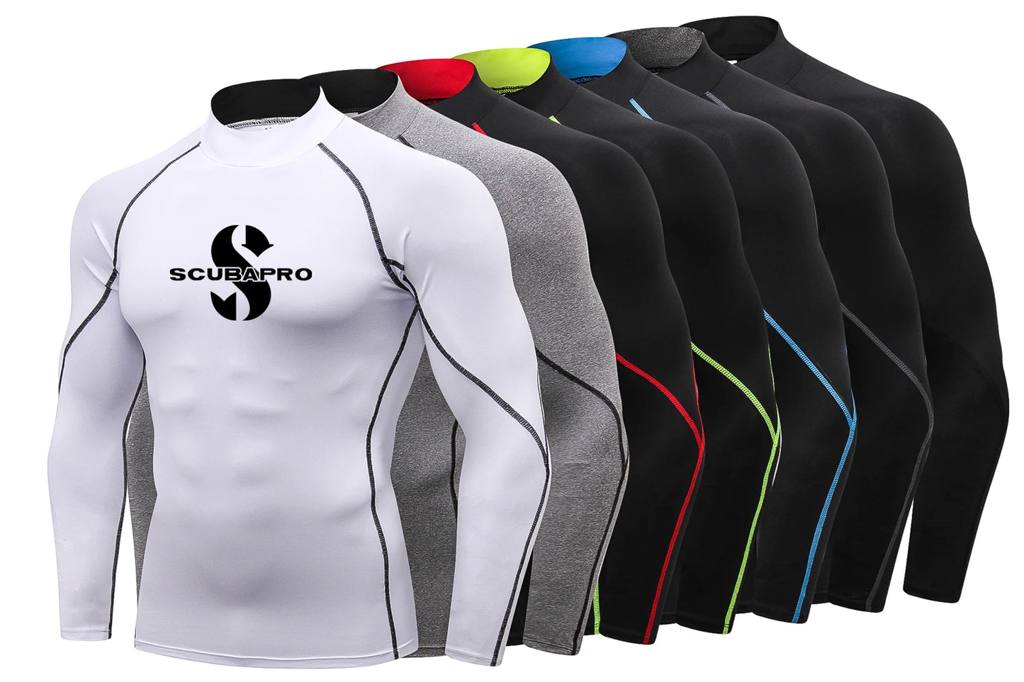 
                  
                    Men Swim Surfing T-shirt Beach UV Protection Swimwear Rash Guard Long Sleeve Diving Wetsuit Rashguard Tops Gear Summer Apparel
                  
                