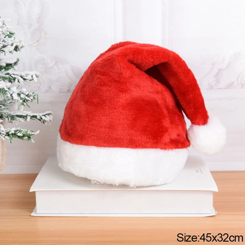 
                  
                    2024 Knitted Christmas Hat Cute Pompom Adult Child Soft Beanie Santa Cap New Year Party Kids Gift Navidad Natal Noel Decoration
                  
                