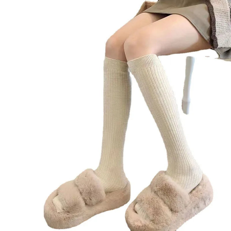 
                  
                    Medium Hose Winter Stripe College Style Leg Socks Female Jk Japanese Knee Vertical Pattern New Factory Wholesale
                  
                