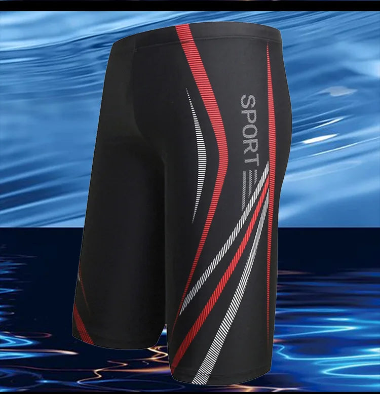 
                  
                    Men's Swimming Five Minute Shorts Beach Surfing Long Legs Quick Dry Swimming Trunks Anti-embarrassment Running Sport Board
                  
                