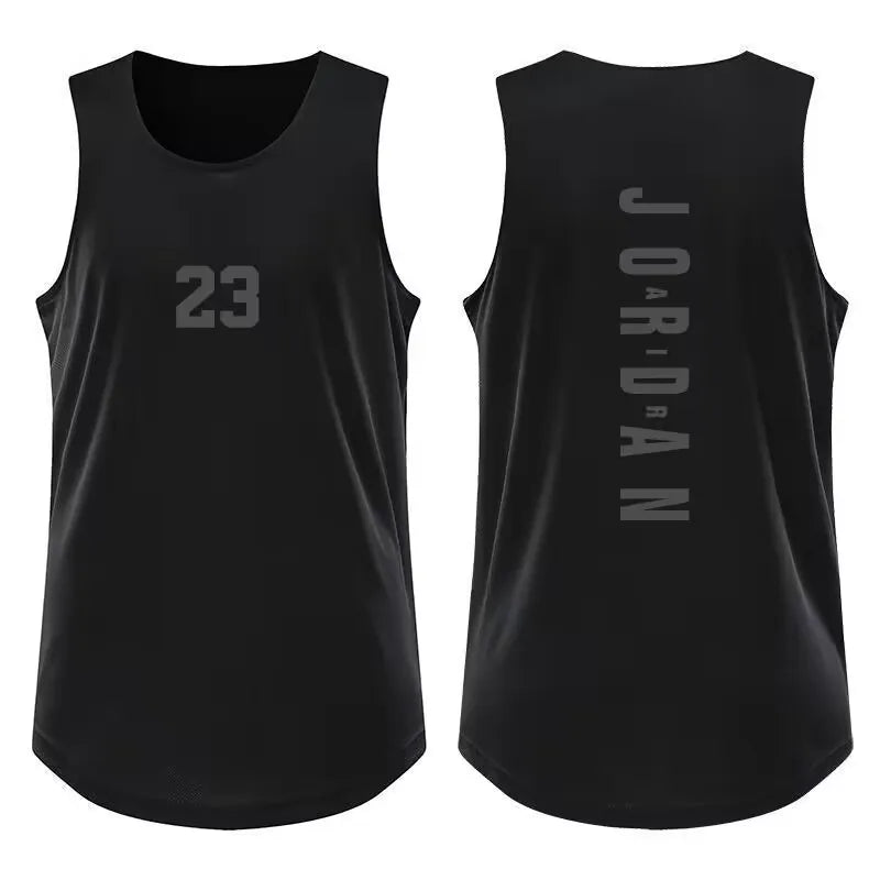 New Summer Men's Muscle Hoodie Tank Top Sleeveless Fitness Fitness Shirt High Quality Tank Top Hip Hop Sports Shirt Casual