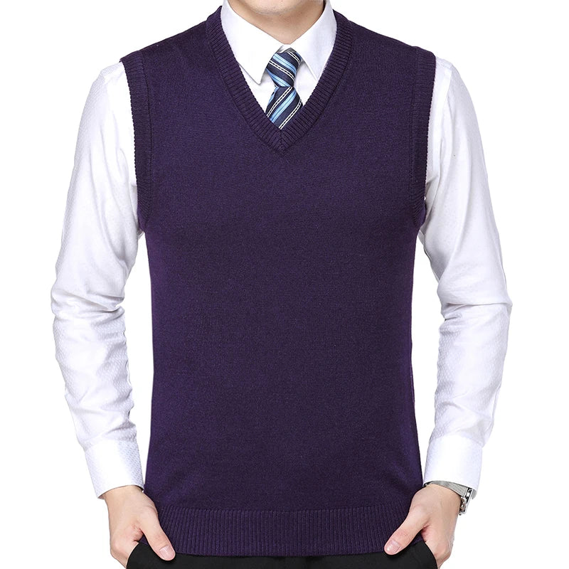 
                  
                    MOUNT Men's Casual Sweater Vest Warm and Comfortable Vest in Autumn and Winter
                  
                