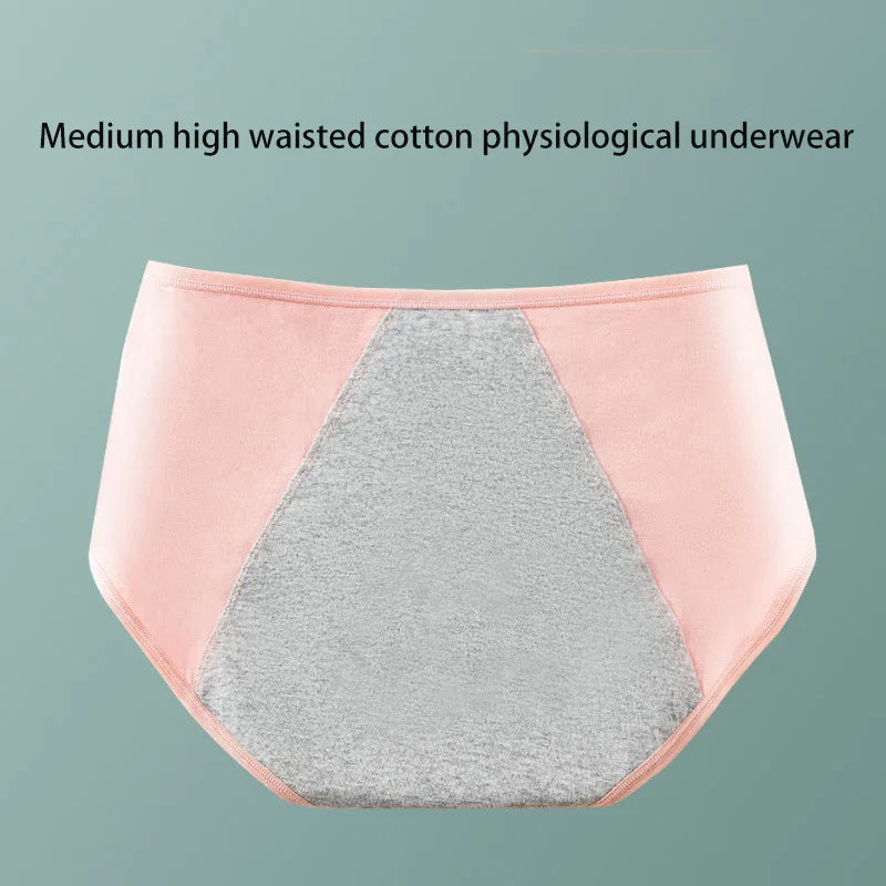 
                  
                    Women's Cotton higth waist panties  Menstrual cycle absorbent underwear female Leak Proof Physiological Pants Briefs For Menstru
                  
                