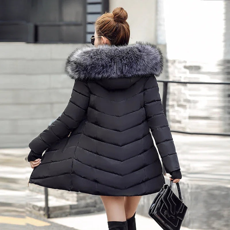 
                  
                    2024 New Arrival Fashion Slim Women Winter Jacket Cotton Padded Warm Thicken Ladies Coat Long Coats Parka Womens Jackets
                  
                