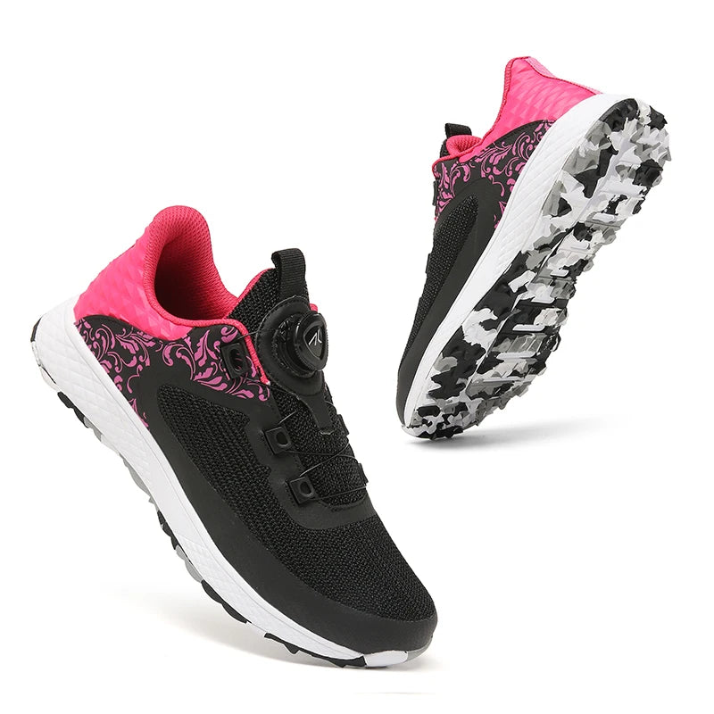 Women Knitted Golf Shoes Non-slip