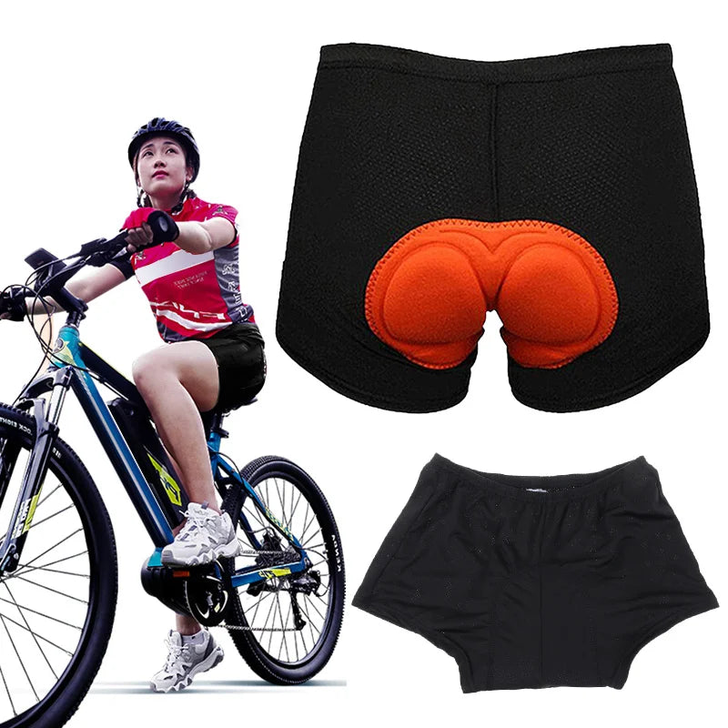 Cycling Shorts Sponge Padded Downhill Shorts Men Women Bicycle Breathable Quick Dry Underwear Bike Riding Clothing Biker Shorts