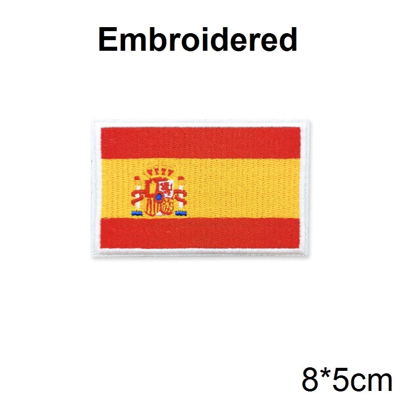 
                  
                    MOUNT PVC/Embroider Flag Patches UK Spain France Germany US Russia Tactical Hook Badge Rubber...
                  
                