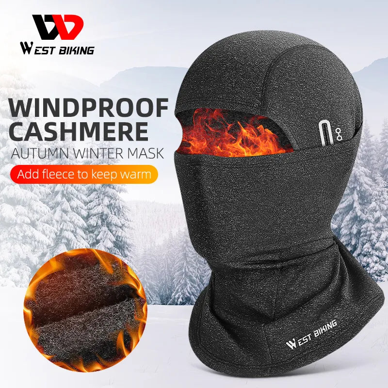 
                  
                    WEST BIKING Winter Warm Balaclava Hat Breathable Cycling Cap Outdoor Sport Full Face Cover Scarf Motorcycle Bike Helmet Liner - MOUNT
                  
                