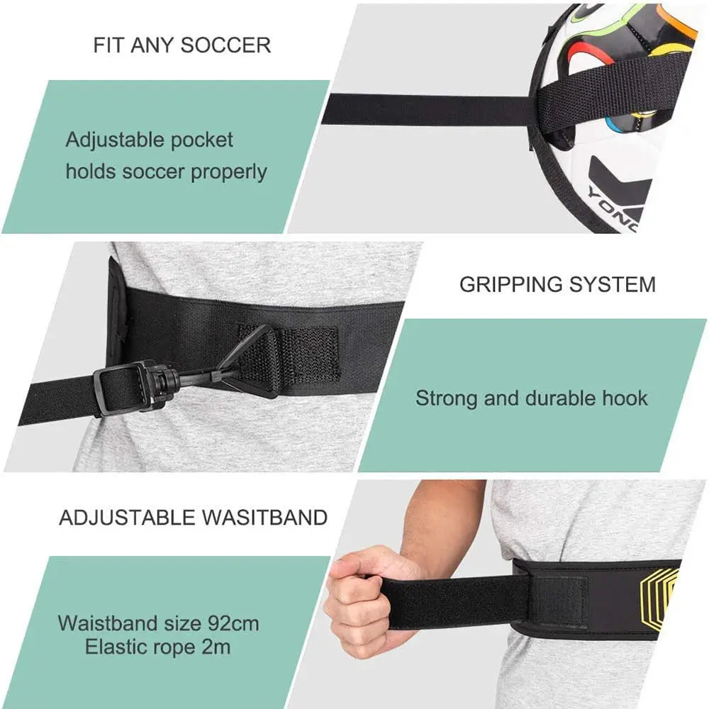 
                  
                    2 Pack Football Kick Trainer Soccer Training Aids Throw Sole Practice Equipment for Kids with Adjustable Belt Elastic Rope
                  
                