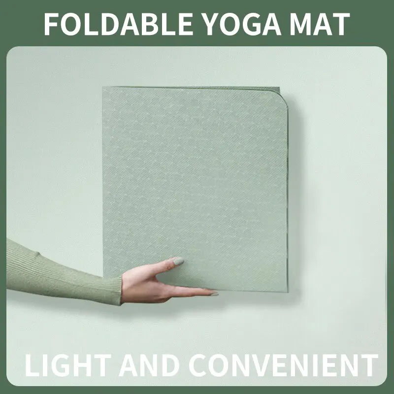 
                  
                    Foldable Yoga Mat Eco Friendly TPE Folding Travel Fitness Exercise Mat Double Sided Non-slip for Yoga Pilates & Floor Workouts - MOUNT
                  
                