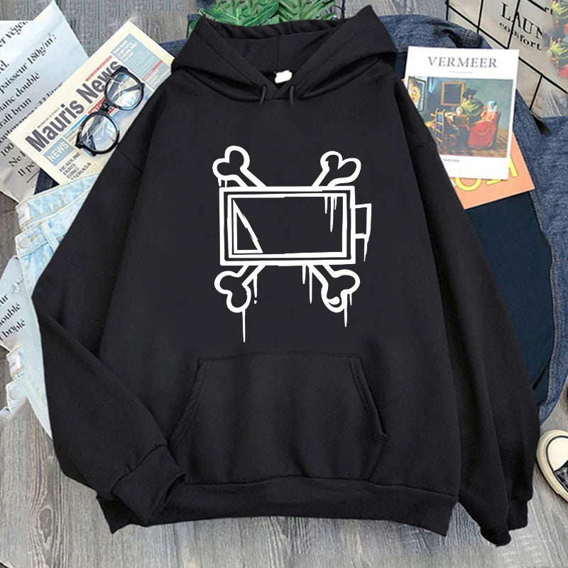 Harajuku Men's Hoodie MURDER DRONES Hoodies Printing Long Sleeve Casual Spring Autumn Sweatshirt Streetwear Y2k Clothes Unisex