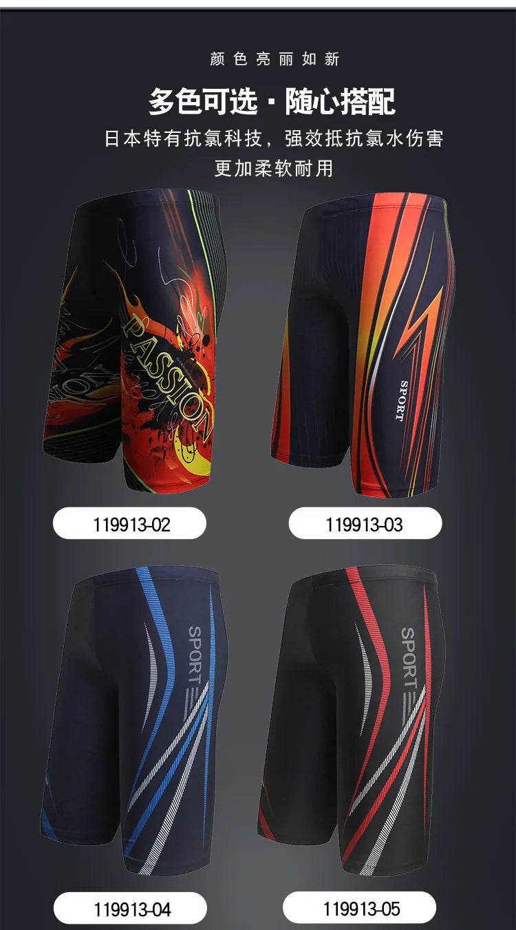 
                  
                    Men's Swimming Five Minute Shorts Beach Surfing Long Legs Quick Dry Swimming Trunks Anti-embarrassment Running Sport Board
                  
                