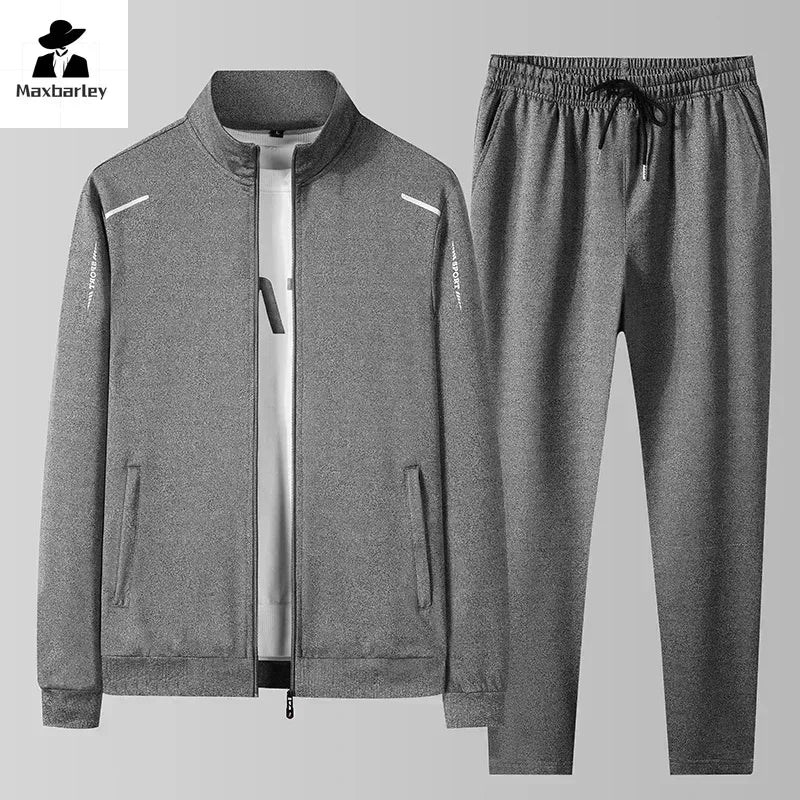 
                  
                    2024 Spring Autumn Sweatshirt SweatPants Trousers For Men Set Two Piece Black Tracksuit Hip Hop Streetwear Running Sport Clothes
                  
                