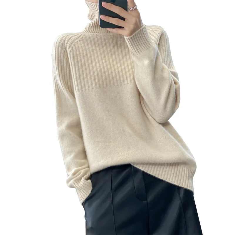 
                  
                    Women's Sweater Turtleneck Trending Sweater 2022 New Fashion Top Autumn and Winter Korean Pullover Women's Pullover Knitwear
                  
                